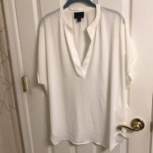 LUMIÈRE white blouse, US size L